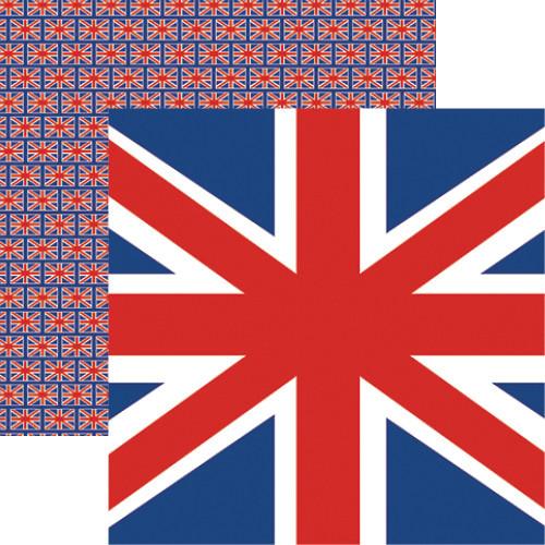 Reminisce London British Flag Scrapbook Paper