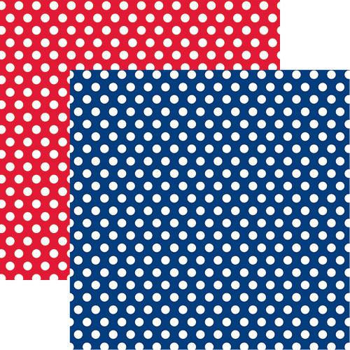 Reminisce Made in the USA Celebration dots Scrapbook Paper