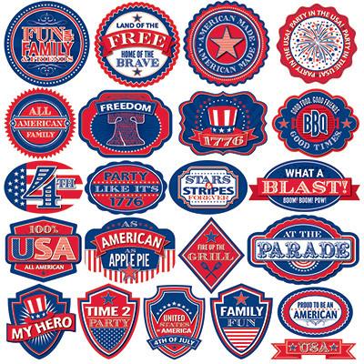 Reminisce Made in the USA Label Stickers