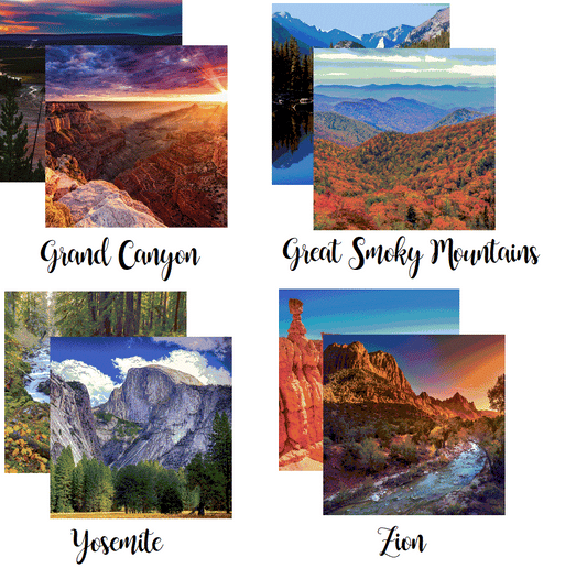 Reminisce National Park Scrapbook paper Set