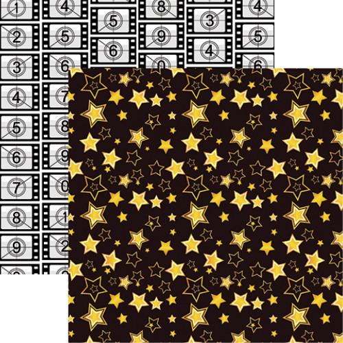 Reminisce Now Showing - a Star is Born Scrapbook Paper