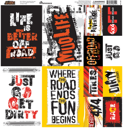 Reminisce Off Road Stickers