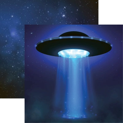 Reminisce Out of this World - UFO Scrapbook Paper
