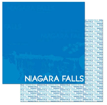 Niagara Falls Scrapbook Paper