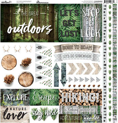 Reminisce Scandinavian Woodlands Stickers