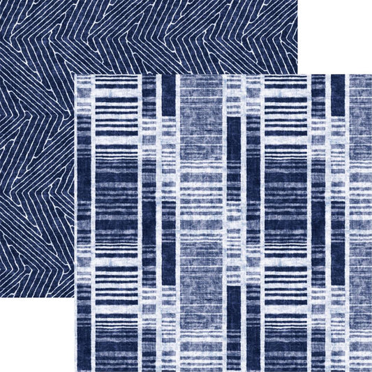 Reminisce Shades of Indigo Scrapbook Paper