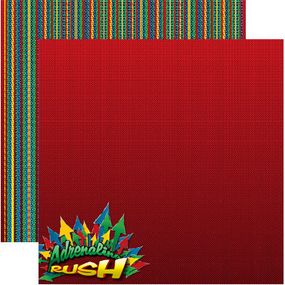Reminisce Adrenaline Rush Scrapbook Paper