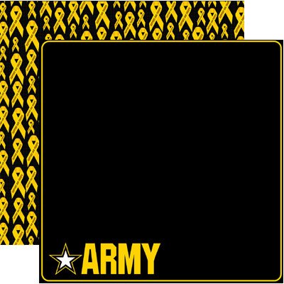 Reminisce Army Signature Series Scrapbook Paper