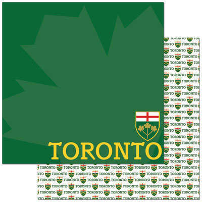 Toronto Canada Scrapbook Paper
