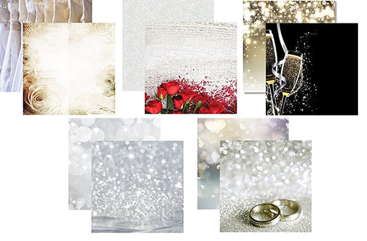 Reminisce Wedding Day Scrapbook Paper Set