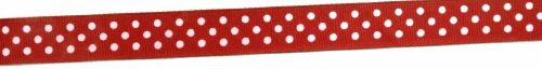 Red/White Polka Dot Ribbon Spool - 5yds