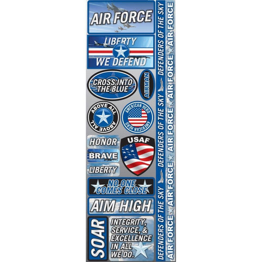Reminisce Air Force Stickers