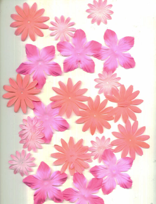 Pink Silk Craft Flowers