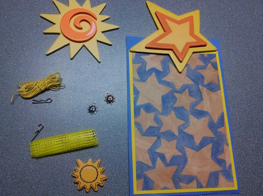 Sun and Stars Embellishment Set