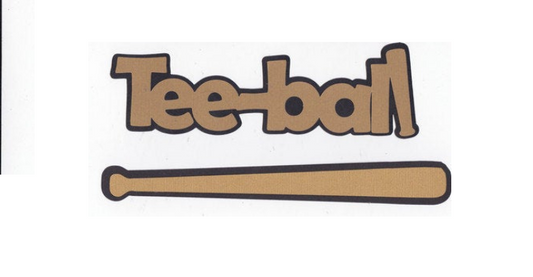 Baseball Tee-Ball Paper Piecing