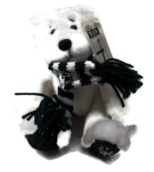 First and Main Toasty Teddy Plush Bear with Scarf