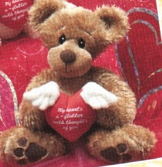 Toodles Plush Valentines Bear