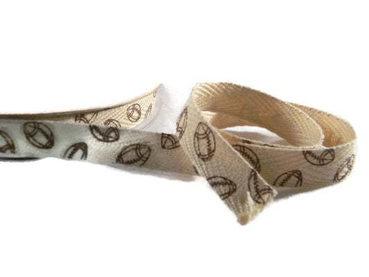 Football Sports Printed Twill Ribbon