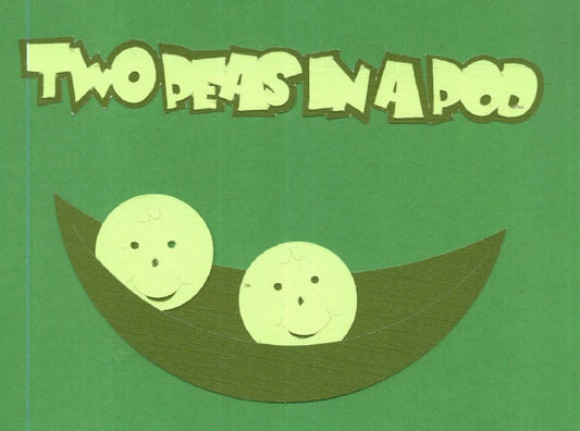 Two Peas in a Pod Paper Piecing Set