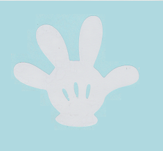 Mickey Mouse Hand Stickers Decals