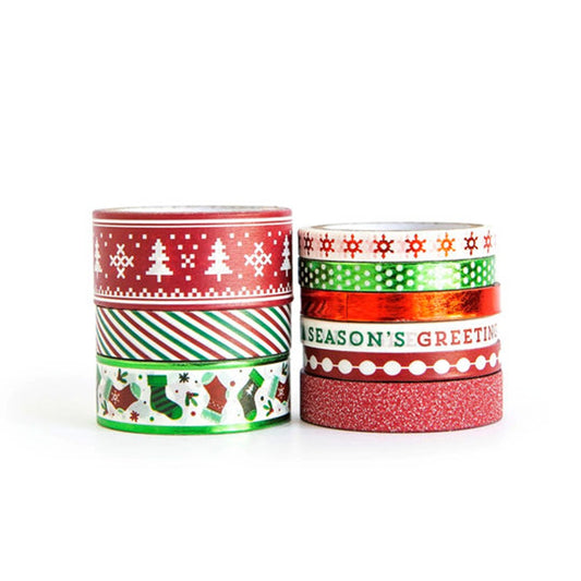 Christmas Foiled Washi Tape Assortment