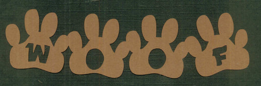 Woof die Cut Title
