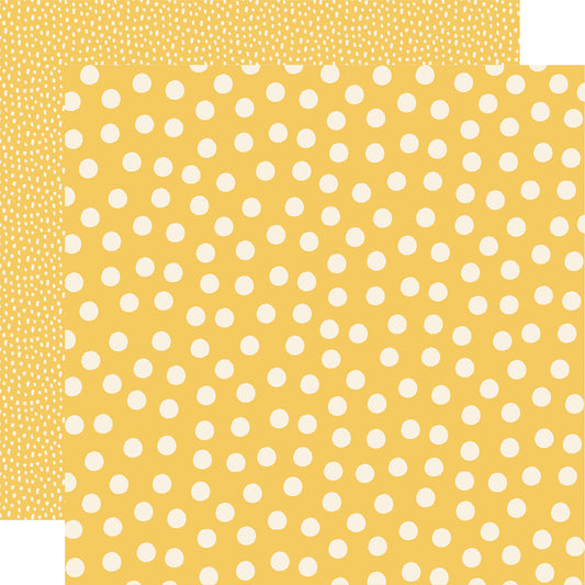 Say Cheese Main Street Yellow Polka Dot Paper