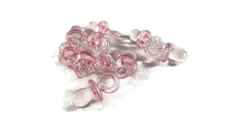 Pink baby pacifier acrylic