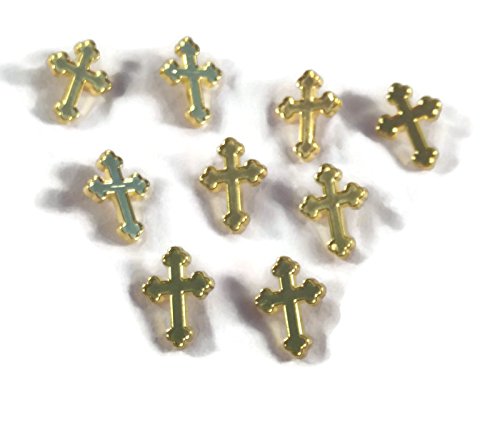 Gold Cross Buttons for Sewing or Crafting