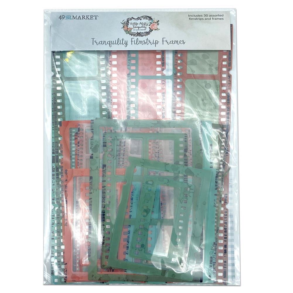 49 and Market Vintage Artistry Tranquility Filmstrips and Frames