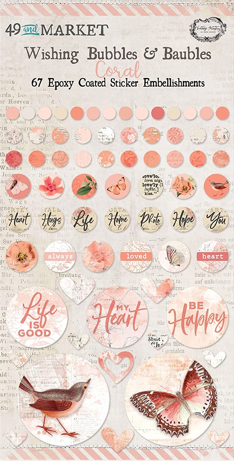 49 and Market Coral Wishing Bubbles Baubles