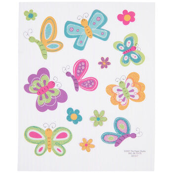 Glitter Butterfly Stickers
