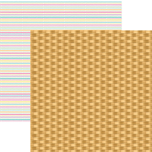 Easter Basket Easter Time Scrapbook Paper