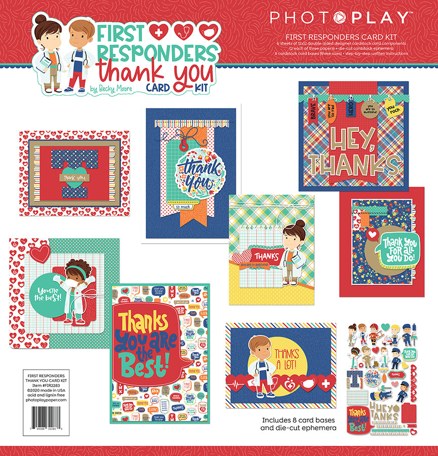 First Responders Card Kit by Photo Play