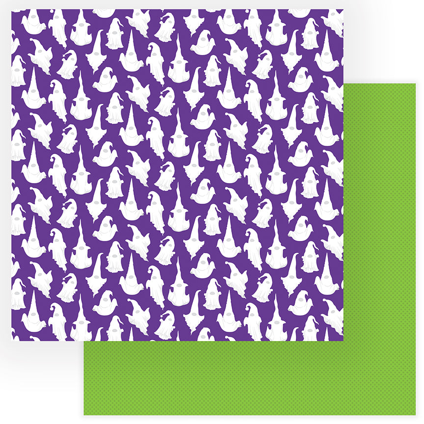 Gnome for Halloween - 12X12 Scrapbook Papers Set - 6 Sheets