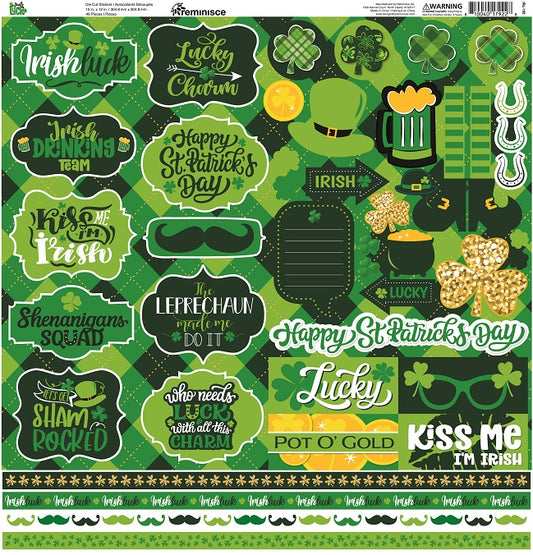 Reminisce Irish Luck St Patricks Day Stickers