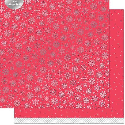 Shiver Foil Snowflake Paper