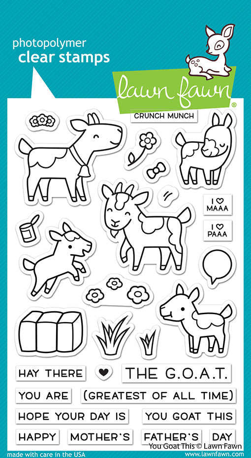 Lawn Fawn You Goat This Stamp Set