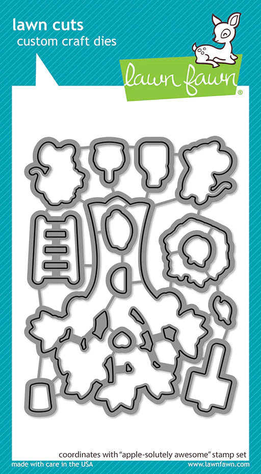 Applesolutely Awesome Dies Set by Lawn Fawn
