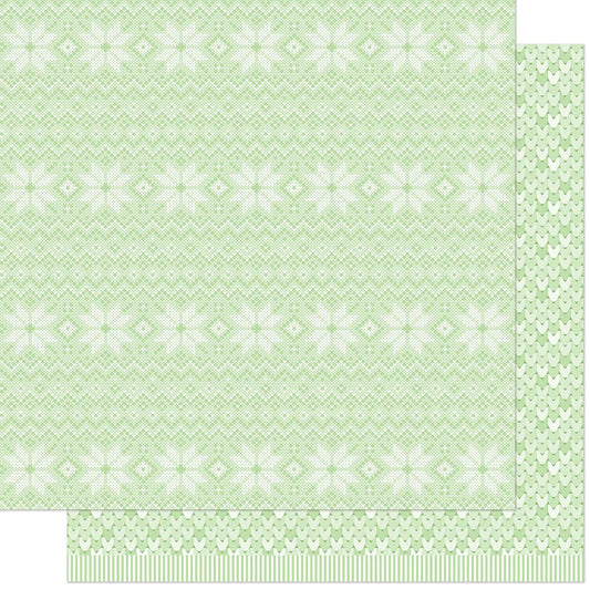 Itchy Sweater - Knit Picky 12x12 Paper - 4 Sheets