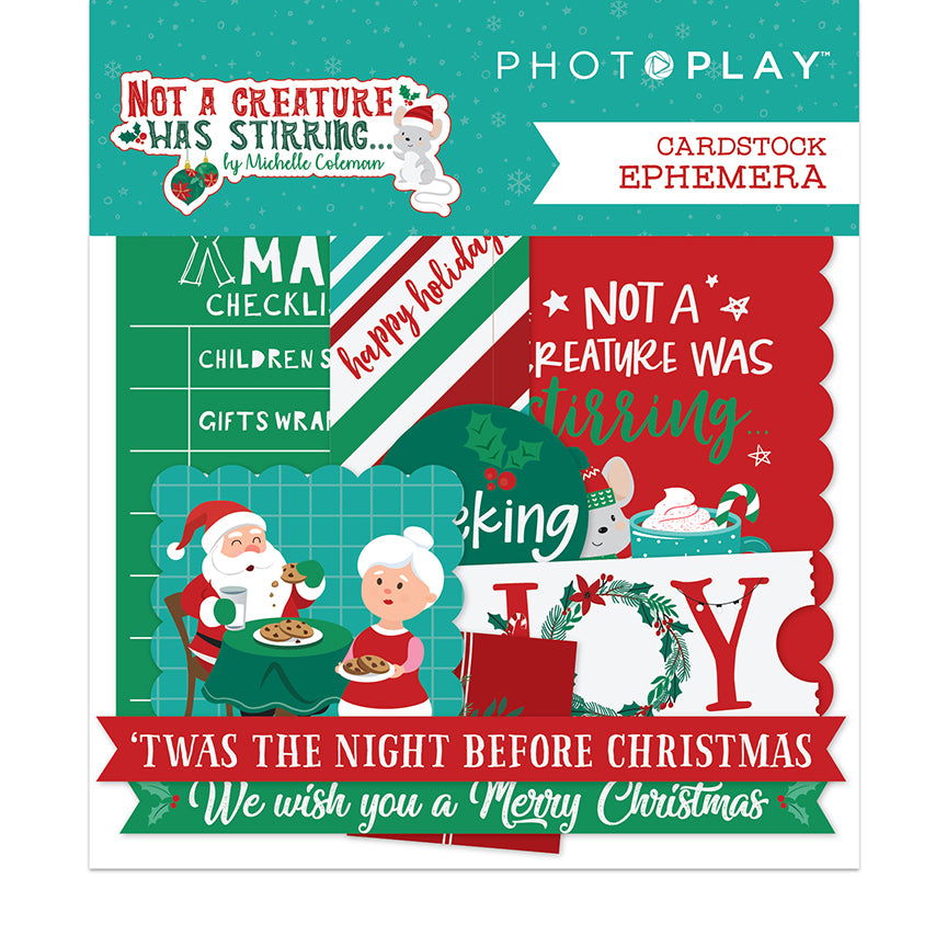 Not a Creature Was Stirring Ephemera Cardstock Die-Cuts