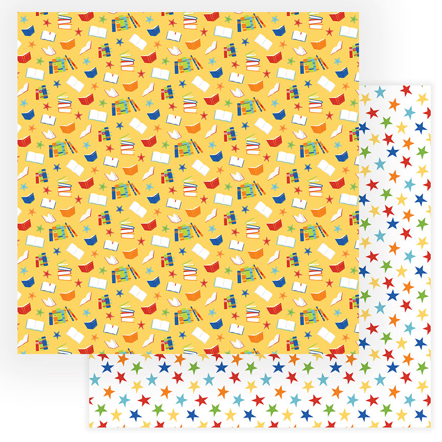 Recess - School 12x12 Scrapbook Papers Set - 6 Sheets