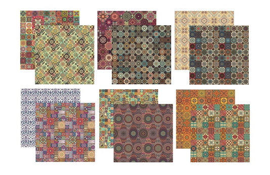 Reminisce Spice Market Scrapbook Paper Set