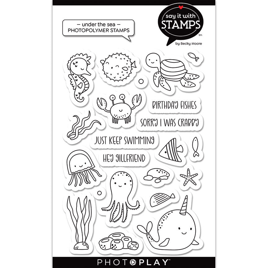 Under the Sea Animals Stamps Set