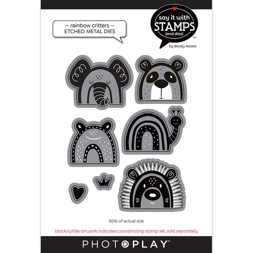 Rainbow Critters Die Set