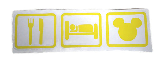 Vinyl Decal - EAT Sleep Mickey