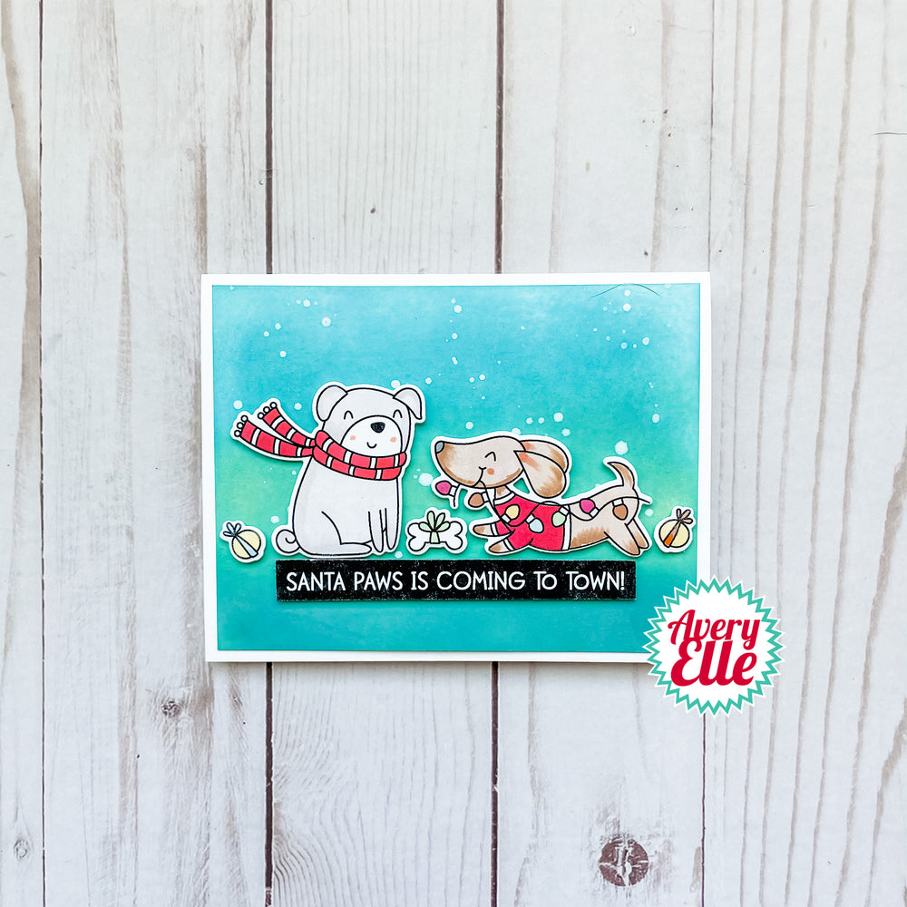 Santa Paws Stamps and Dies by Avery elle