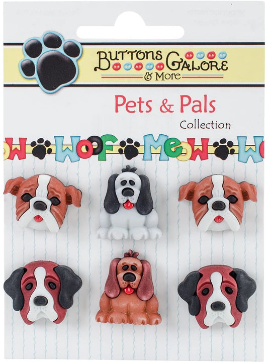 dog days themed buttons by Buttons Galore