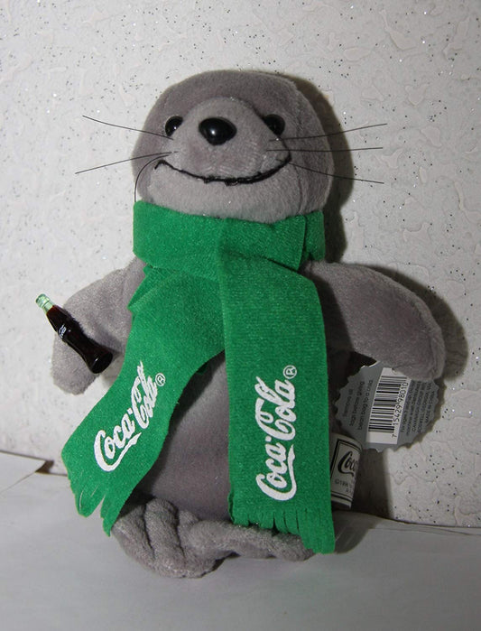 Coke Seal with Green Scarf