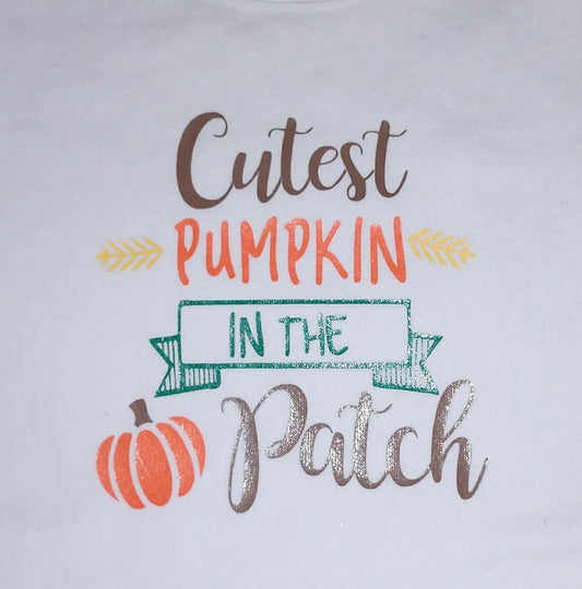 Cutest Pumpkin in the Patch Toddler Child Fitted TShirt
